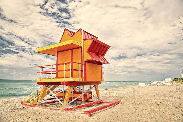 South Beach Miami Florida lifeguard house