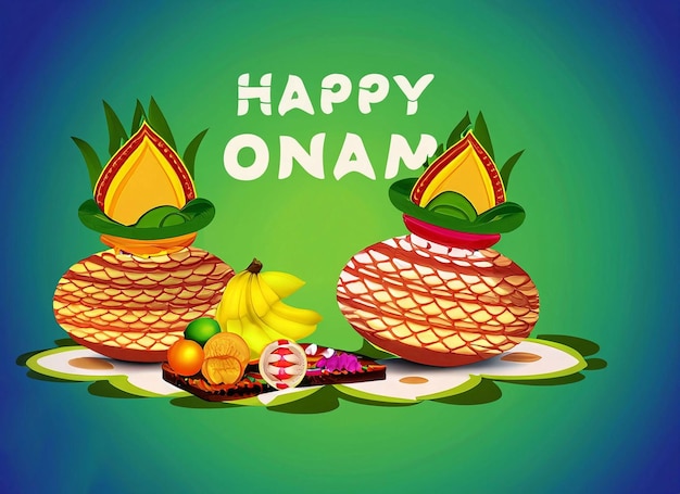 South Indian festive happy onam