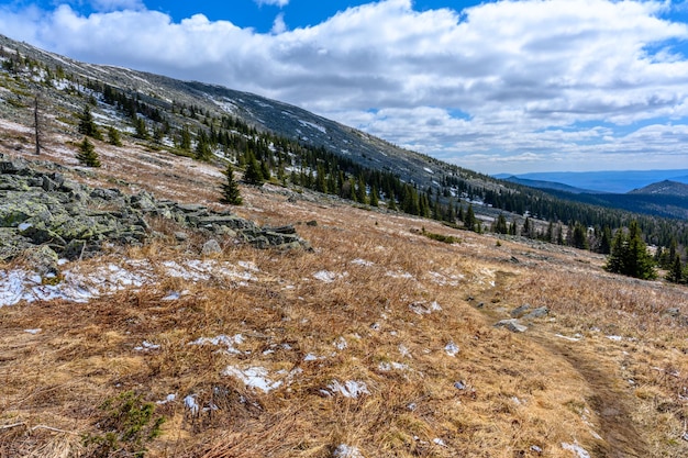 South Ural Mountains with a unique landscape vegetation and diversity of nature