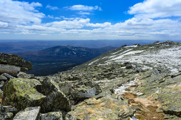 South Ural Mountains with a unique landscape vegetation and diversity of nature