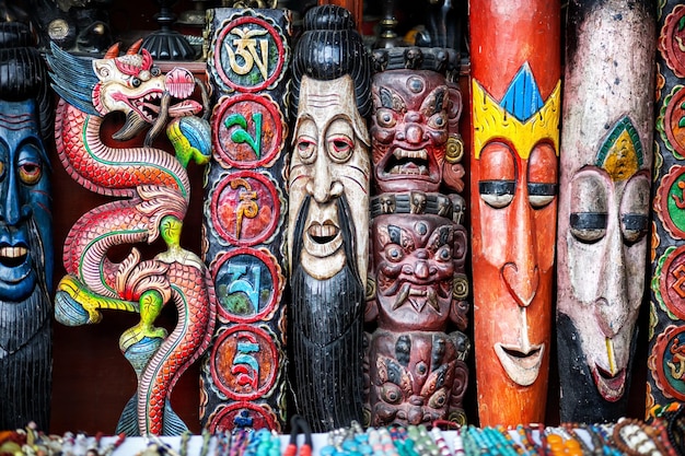 Souvenirs at Nepal market