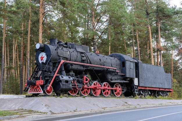 Soviet steam locomotive class L. Monument locomotive L-1591 is located in Yudino, Kazan. Built by Kolomensky plant in 1951. The locomotive L-1591 worked in the Yudino locomotive depot in 1951 - 1961.