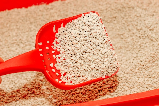 Soy ecological filler for cat litter granules absorb moisture