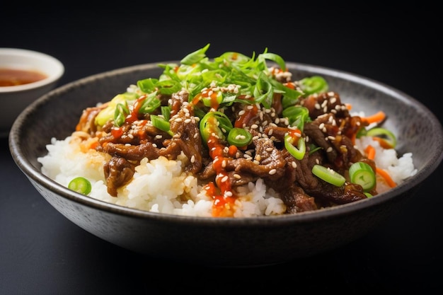 Soy Teriyaki Beef Teriyaki Donburi