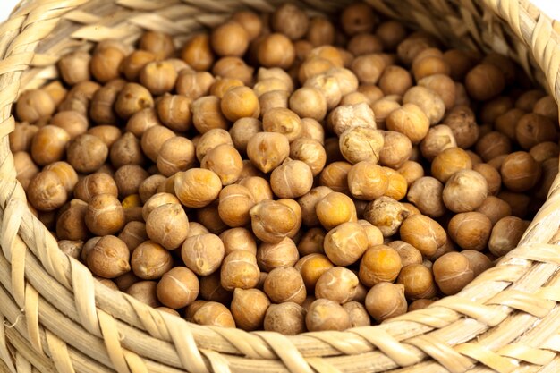 Soybeans isolated on white 