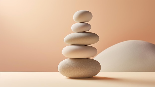 Photo spa balance meditation and zen minimal modern concept