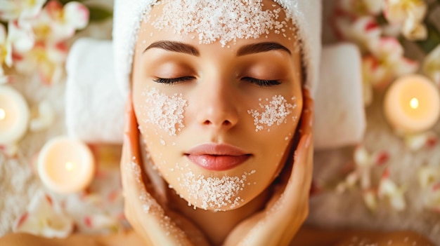 spa beauty face treatment