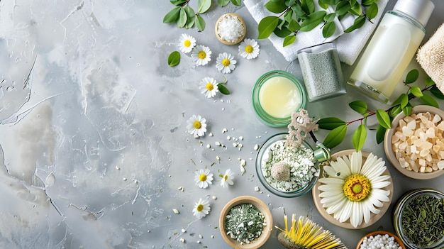 Spa products with natural ingredients