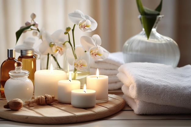 Spa Treatment Table Arrangement