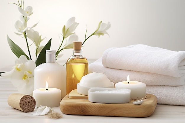 Spa Treatment Table Arrangement