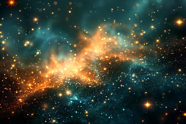 A space filled with lots of stars and dust