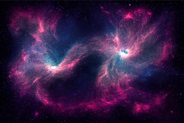 space galaxy background AI generative