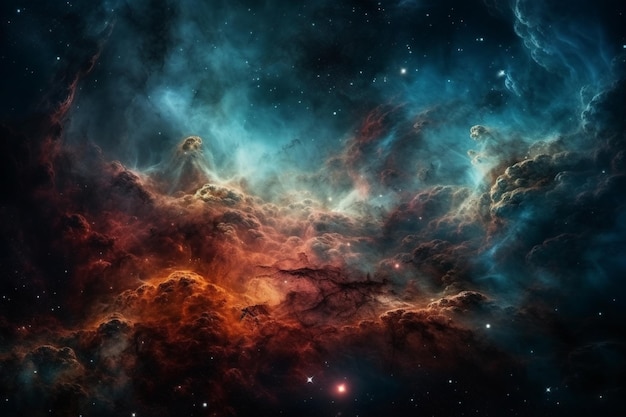 A space nebula with stars and nebula in the background wallpaper universe background