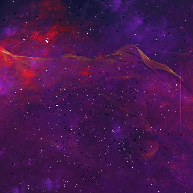 space purple and red galaxy with stars and nebula with abstract pattern beautiful panorama