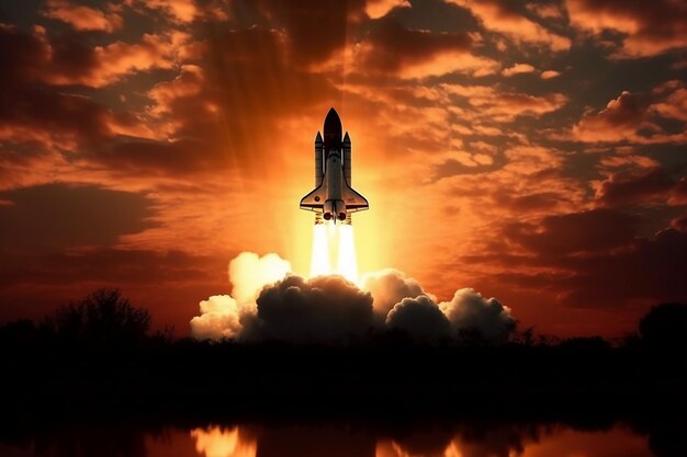 The space shuttles launching AI generative