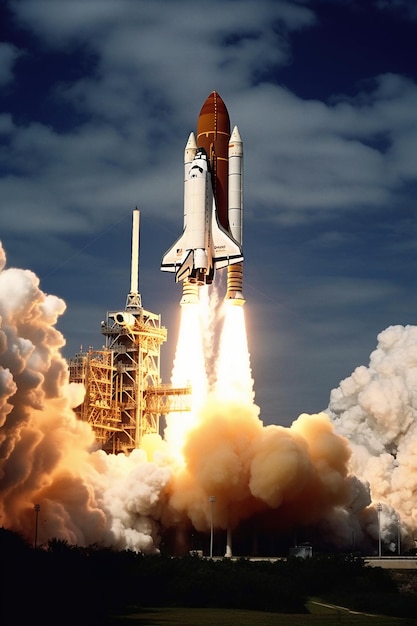 The space shuttles launching AI generative