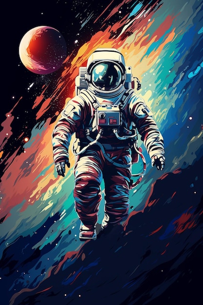 spaceman illustration