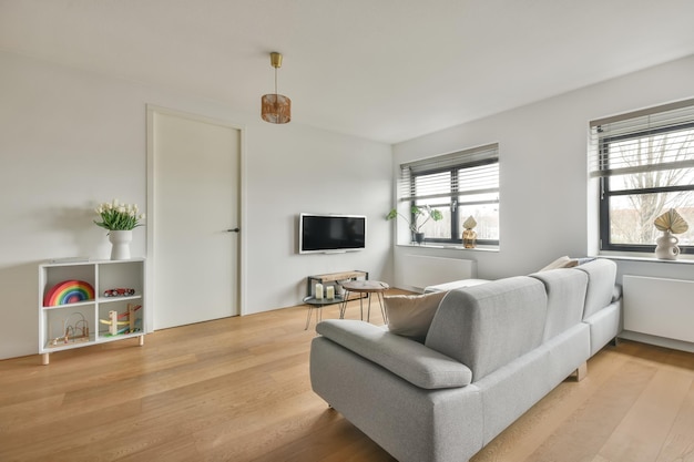 Spacious bright living room