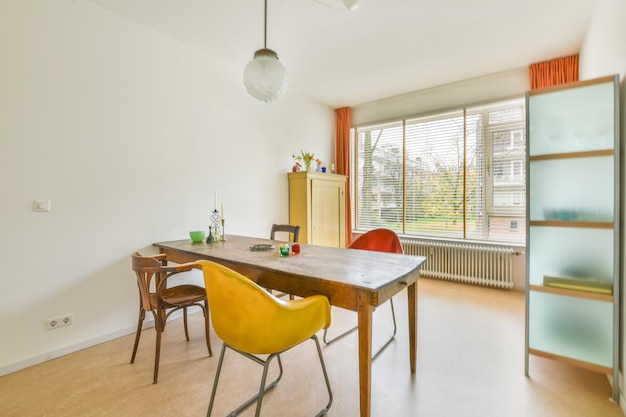 Spacious dining room