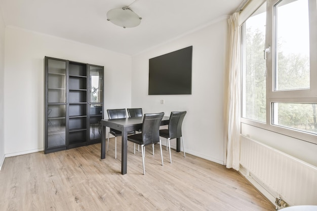 Spacious dining room