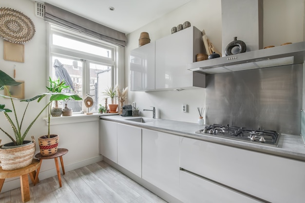 Spacious kitchen design