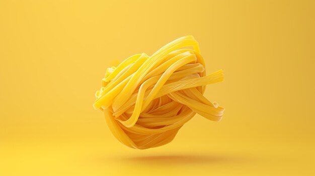 Photo spaghetti in motion flying noodle in air suitable for food noodle or spaghetti themes