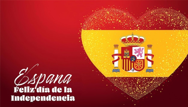 Spain National Day Poster Design