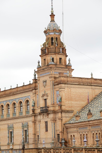 Spain Square built in renaissance revival style in Spanish architecture, Seville