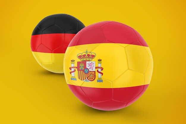 Photo spain vs germany match