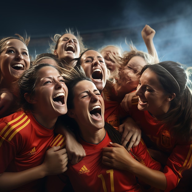 Spain women's national football team victory