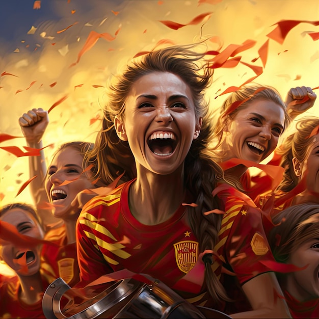 Spain womens national football team victory