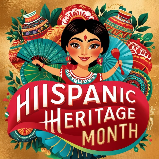 Photo the spanish american community and hispanic heritage month