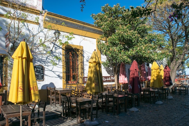 Spanish colonial houses in Colonia del Sacramento Uruguay