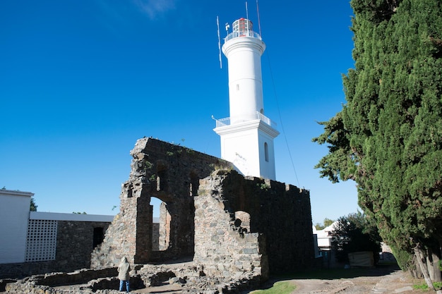 Spanish colonial houses in Colonia Uruguay