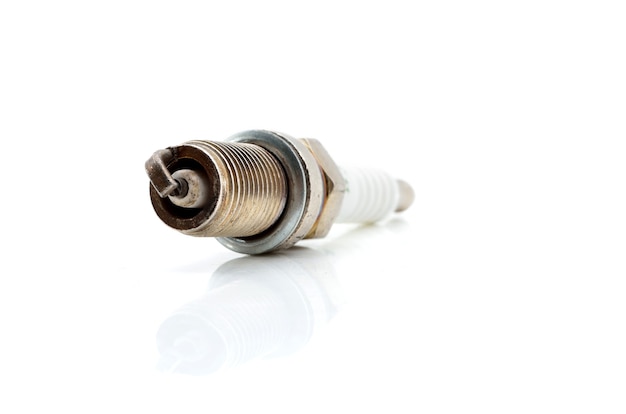 Spark plug isolated on white background