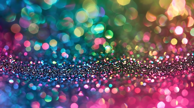 Photo sparkling abstract background with vibrant colors