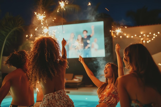 Sparkling Birthday Bash at OpenAir Pool Cinema