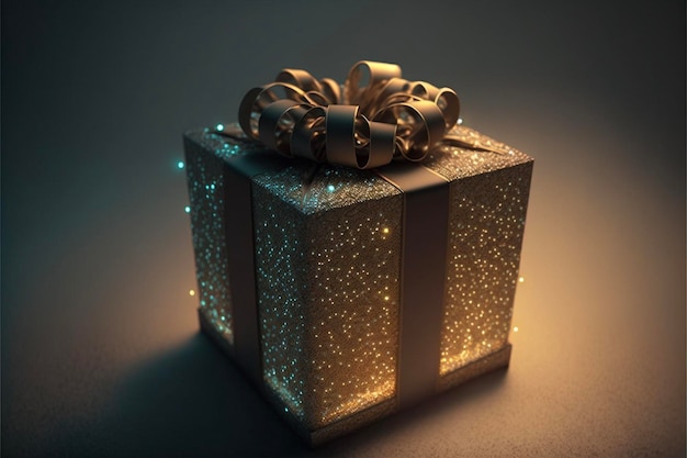 Sparkling gift wrap