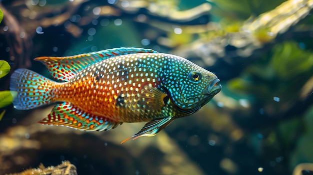 Sparkling jewel cichlid