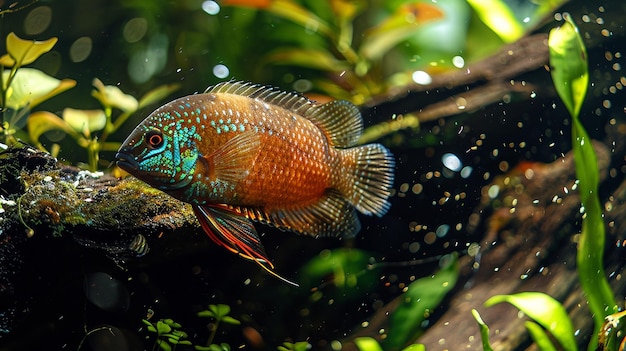 Sparkling jewel cichlid