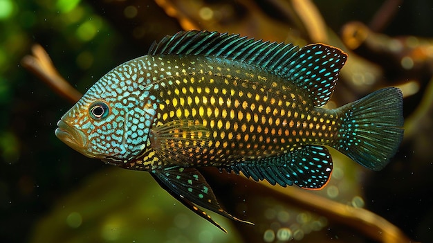 Sparkling jewel cichlid