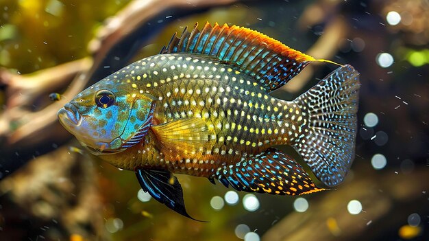 Sparkling jewel cichlid