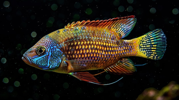 Sparkling jewel cichlid