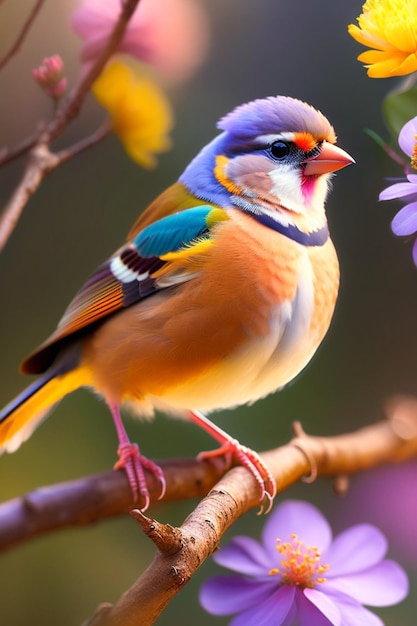 Sparrow on a tree