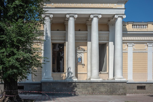 SpasoPreobrazhensky Cathedral damaged by a Russian missile in Odessa Ukraine