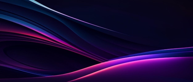 Speaking sound wave lines illustrationColorful gradient motion abstract background 3D Abstract background Purple curves and blue waves concept Technology innovation in future