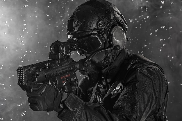 Spec ops police officer SWAT