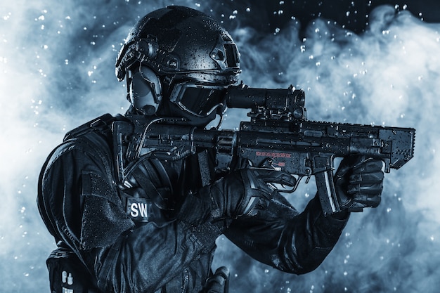 Spec ops police officer SWAT