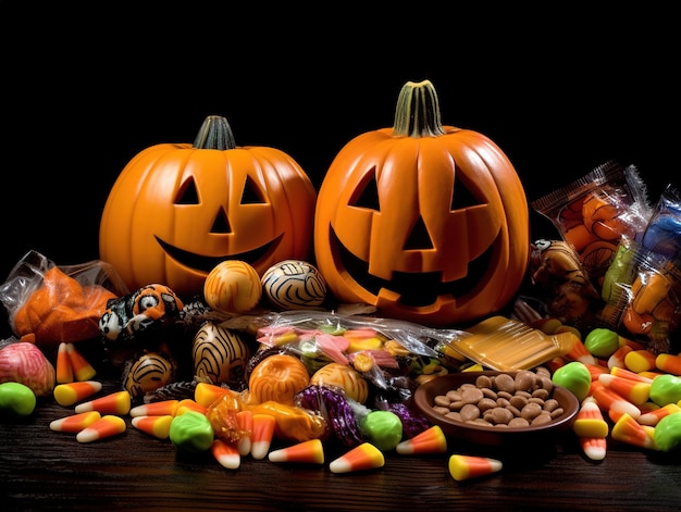 Photo specially halloween candies