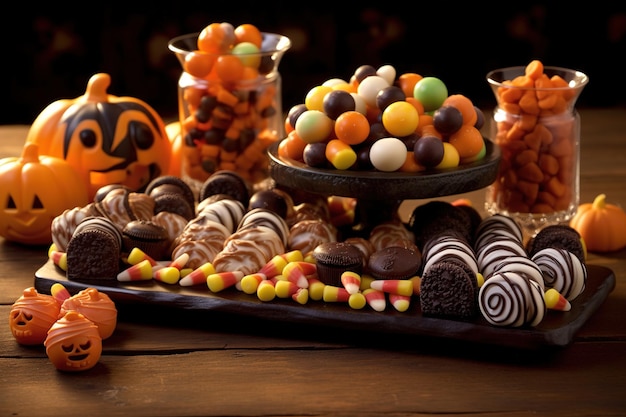 Photo specially halloween candies